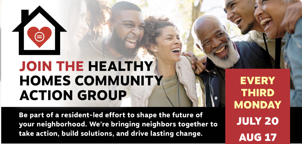 Healthy Homes Community Action Group Monthly Meeting-Wellness at Home: Building a Personal Practice Without a Gym